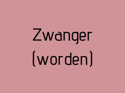 zwanger worden