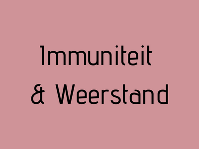 immuniteit en weerstand