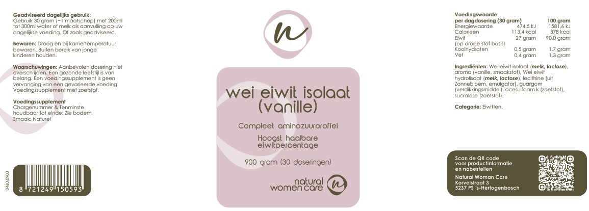 Wei Eiwit Isolaat - Afbeelding 3